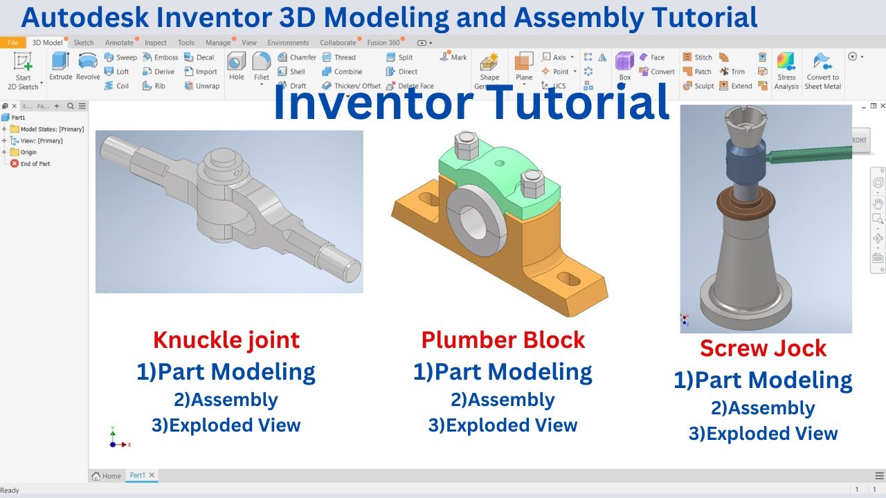 The Ultimate Guide to 3D Modeling & CAD with Autodesk Inventor