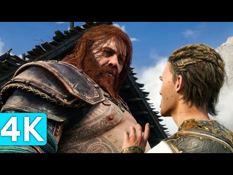 Thor Destroys Heimdall Scene 4K ULTRA HD - God Of War Ragnarok