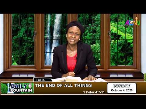 DAILY FOUNTAIN DEVOTIONAL GUIDE FOR OCTOBER 4 2020 - MRS PRISCILLIA ORJI