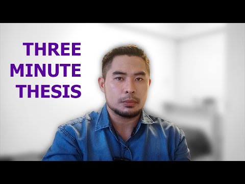Three Minute Thesis (3MT) 2020 - Adam Astrada