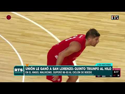 LIGA ARGENTINA DE BÁSQUET | UNIÓN SIGUE IMPARABLE Y VENCIÓ A SAN LORENZO