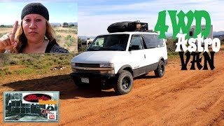 Lady Living In A 4WD Astro Van Converted