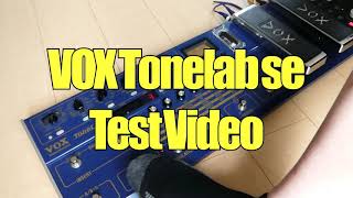 Video thumbnail for VOX TONELAB SE TEST VIDEO by Tone Works