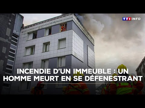 Incendie d'un immeuble à la Roche-sur-Yon : un homme meurt en se défenestrant