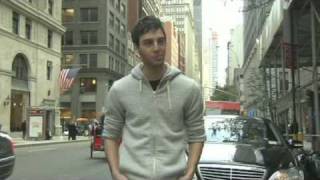 Darin på videoinspelning av &quot;Breathing your love&quot; i New York