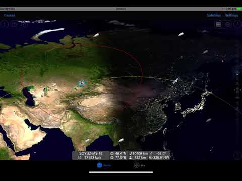 The relocating of docks of the Soyuz MS- 18!