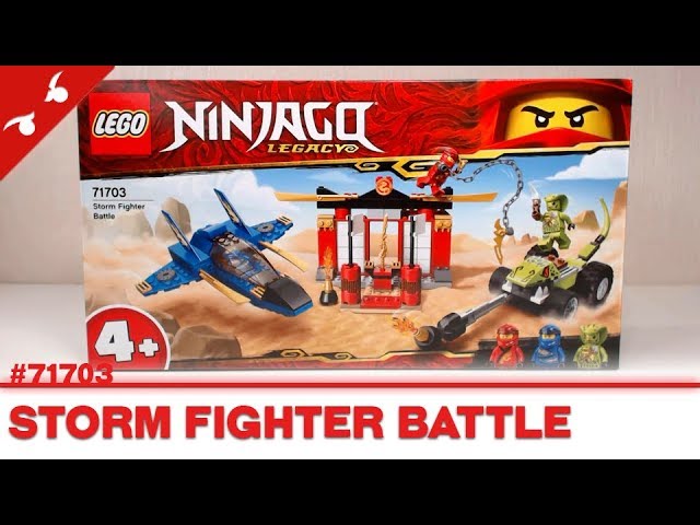 Vídeo relacionado con LEGO NINJAGO Legacy Storm Fighter Battle 71703 Ninja Playset Building Toy for Kids Featuring Ninja Action Figures, New 2020 (165 Pieces)