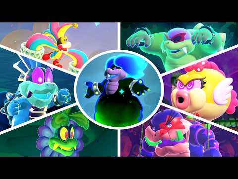 Super Mario Bros. Wonder: Bellabel Park - All Bosses (No Damage)