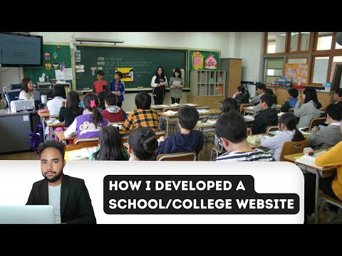 Website for a School / College — client website video