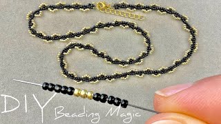 DIY Seed Bead Necklace Tutorial: Easy Beads Jewelry Making