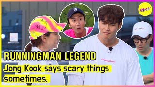 Download lagu [RUNNINGMAN] Jong Kook says scary things sometimes. (ENGSUB) mp3