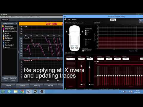 Smaart V8 in car audio Rockford Fosgate 3 Sixty 3