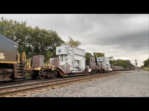 CSX M364 Featuring a High & Wide Near the Head End! Centerport (8/30/23) [4K60]