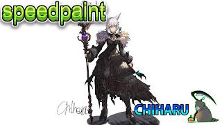 finalfantasyXIV　speed paint【ヤシュトラ】