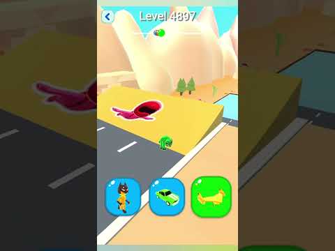 🔥 Shape - Shifting & Transform The Character 👀 Level - 4897 #shapeshifting #gameplay #shorts #viral