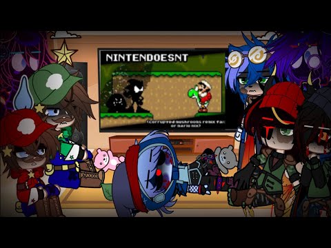 My Ocs, Mario & Luigi React To "Nintendoesnt" FnF CM Remix Or Mario Remix [+Sonic]
