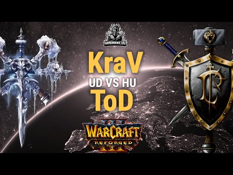 ToD VS KraV | NECROS + MEATWAGONS UNIQUE | W3Champions | Warcraft III REFORGED WC3 |