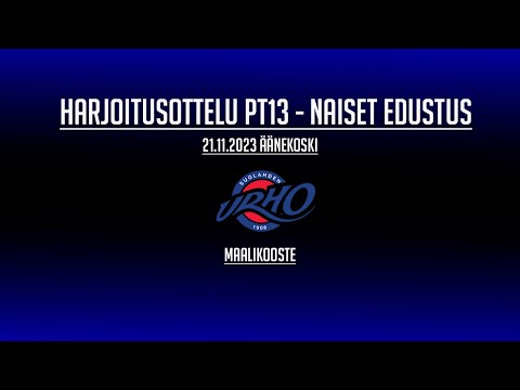 Harjoitusottelu 21.11.2023 Suolahden Urho PT13 - Naiset edustus