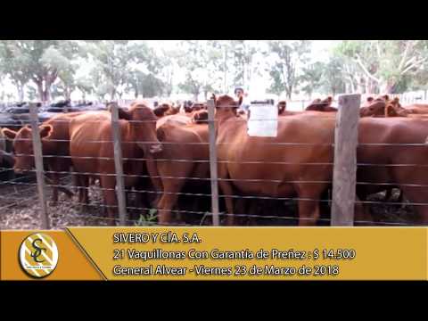 23-03-18 Venta de Vientres - Sivero y Cía. S.A. - General Alvear