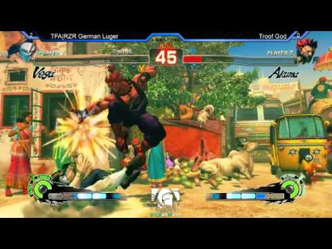 TroofGod (Akuma) vs TFA|RZR German Luger (Vega) Losers Final