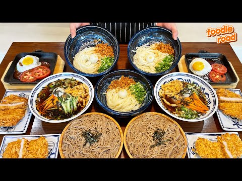 A new way to make noodles, a noodle dish with warm soup