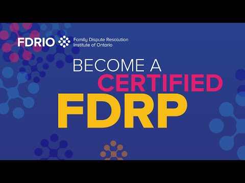 FDRP Certifications - FDRIO