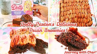 DOLLY PARTON FABULOUSLY FUDGY PECAN PIE BROWNIES TASTE TEST! A MOTHERS DAY TREAT! COME SEE MY REVIEW