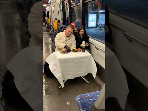 She really missed those fast food dinner🍔#TravelingTable