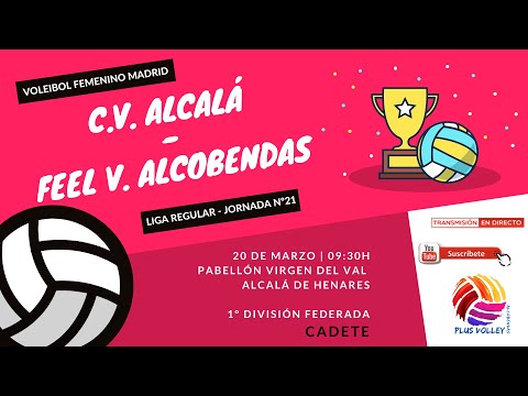(20/03/2022) CV Alcalá - Cadete A FV Alcobendas