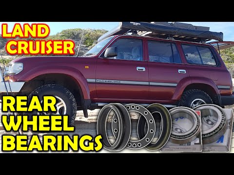 Toyota Landcruiser - Rear Wheel Bearings & Axle Oil Seals (70/80/105 Series)