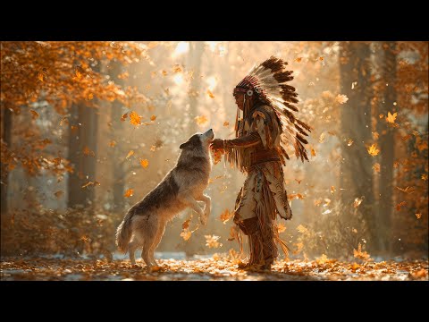 🐺 Spirit of the Wolves 🍂 Native American Music for Deep Relaxation | Autumn Spiritual Journey