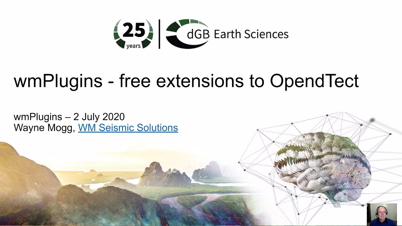 OpendTect Technology Webinar: wmPlugins - Open source plugins and external attribute scripts