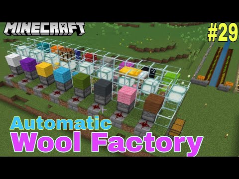 Meena Gamers - Minecraft Automatic wool farm1.20 | Minecraft survival series episode #29