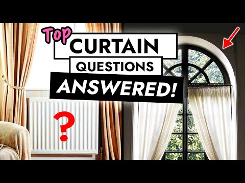 ANSWERING YOUR MOST COMMON CURTAIN QUESTIONS ❓✅