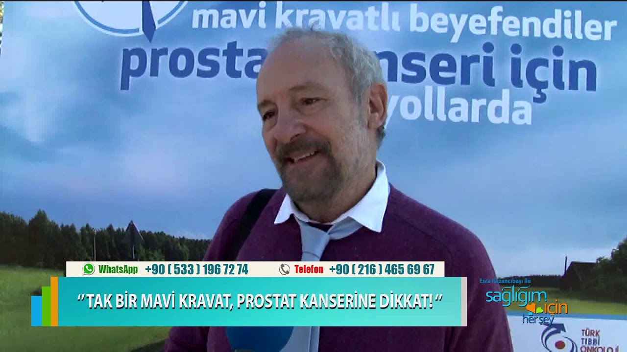 “Tak Bir Mavi Kravat, Prostat Kanserine Dikkat”