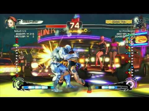SSF4 AE 2012: NiKe5123 (Cammy) vs Poongko (Seth) - Xbox Live Ranked Match