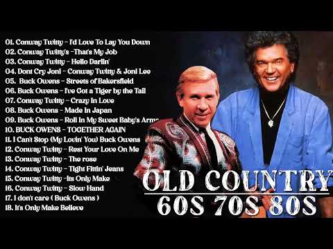 CONWAY TWITTY & BUCK OWENS - Best Classic Country Songs 70's 80's Of Buck Owens, Conway Twitty