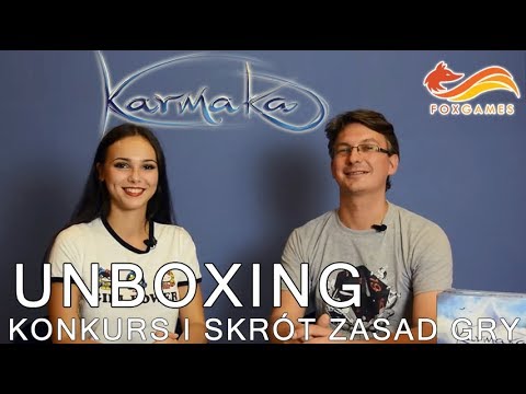 Karmaka - Unboxing + konkurs + zasady gry