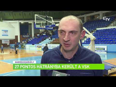 27 pontos hátrányba került a VSK – Erdélyi Magyar Televízió