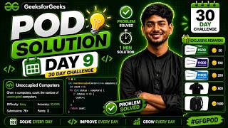 GeeksforGeeks POD Solution | Unoccupied Computers | 2 September 2026 |
