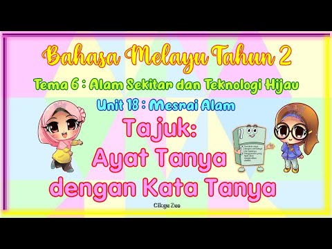 Bahasa Melayu Tahun 2 : Ayat Tanya dengan Kata Tanya
