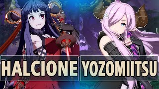 GBVSR:🔥Halcione (Yuel) Vs Yozomiitsu (Narmaya)🔥| High Level Gameplay.