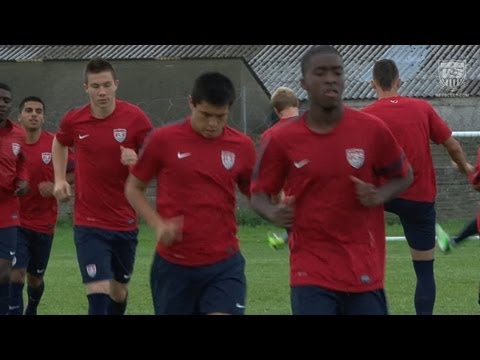 U-18 MNT Kicks off 2013 Milk Cup