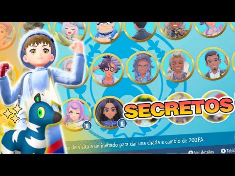 ✨Cómo Conseguir los 23 POKÉMON SECRETOS Invitando TODOS en el Club | Escarlata y Púrpura (DLC)