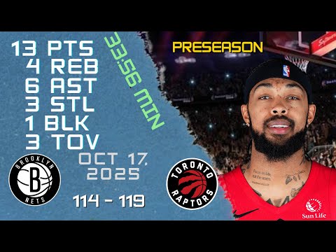Brandon Ingram Player Full High Lowlights vs NETS 17 10 2025 NBA PRESEASON Game