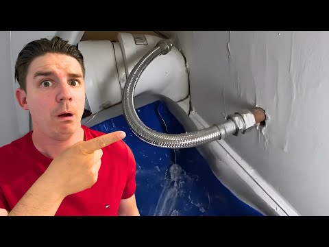 Lazy plumber installed this toilet!