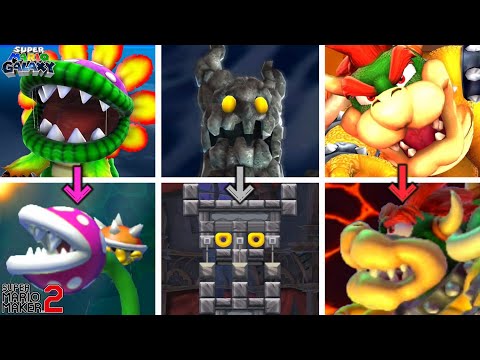 All Super Mario Galaxy Boss Battles Recreated in Super Mario Maker 2