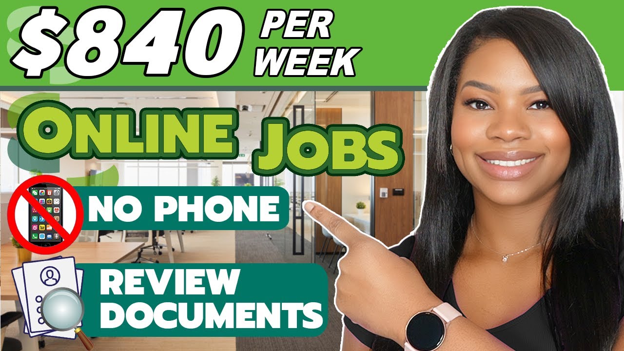 🏃🏾‍♀️HURRY! THIS SIMPLE ONLINE JOB IS RARE!! GET PAID $840/WEEK TO REVIEW SCANNED DOCS! NO PHONES 📵