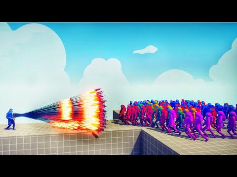 100x AMONG US UNIT vs EVERY GOD -Totally Accurate Battle Simulator TABS