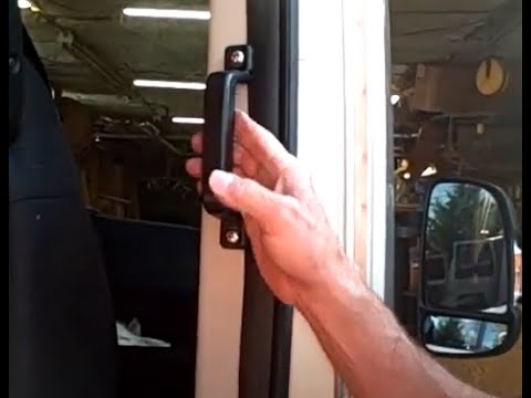 Promaster side door Grabhandle installation